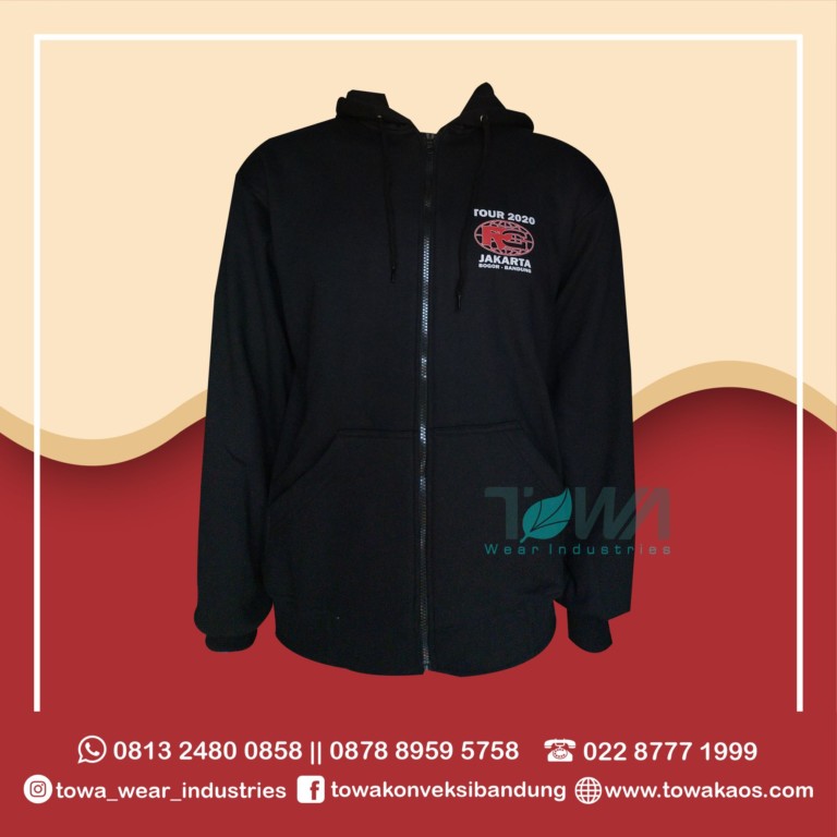 KELEBIHAN JAKET HOODIE BAHAN FLEECE COTTON DIPAKAI UNTUK KEGIATAN TOUR