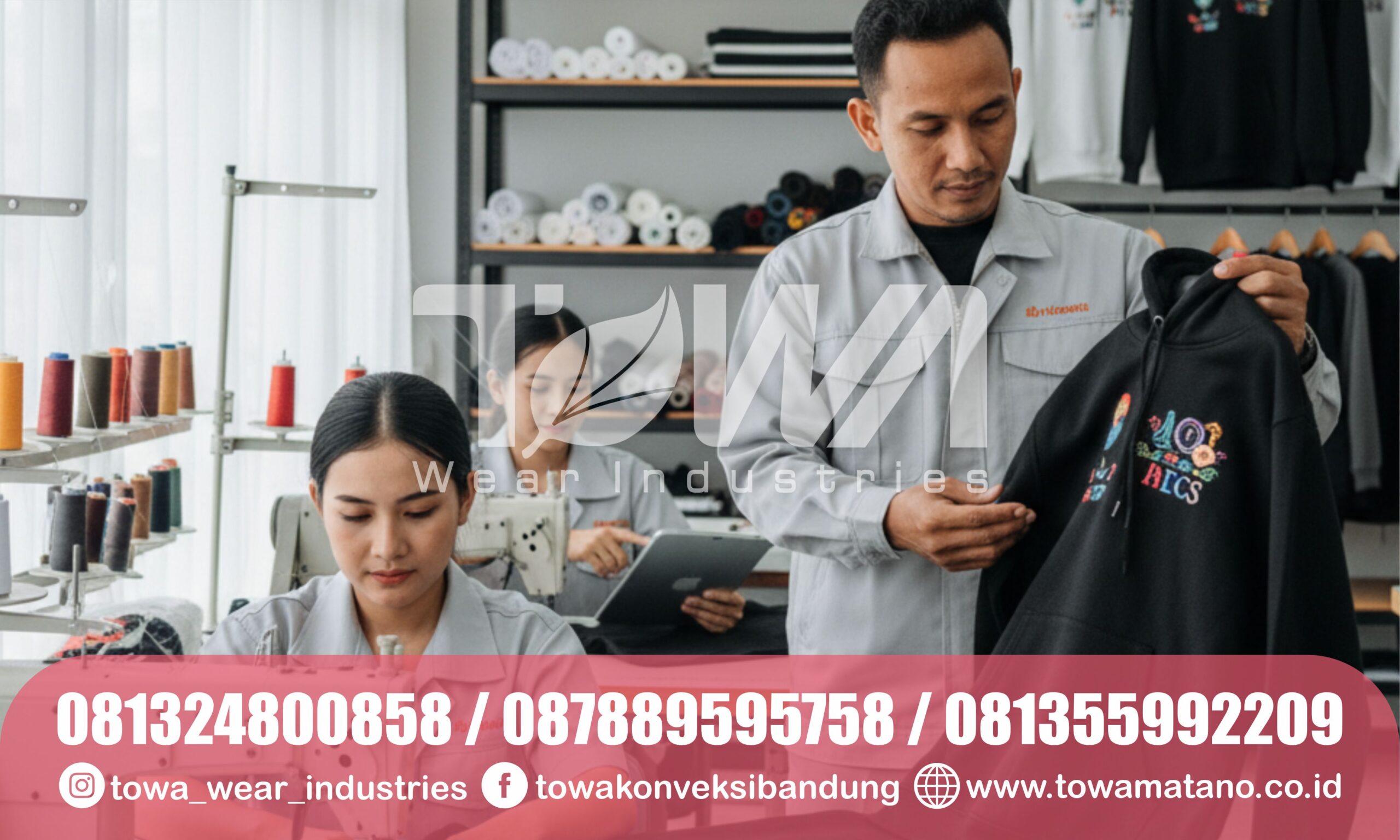 Konveksi Jaket Hoodie Custom TOWA: Desain Sesuai Identitas Anda