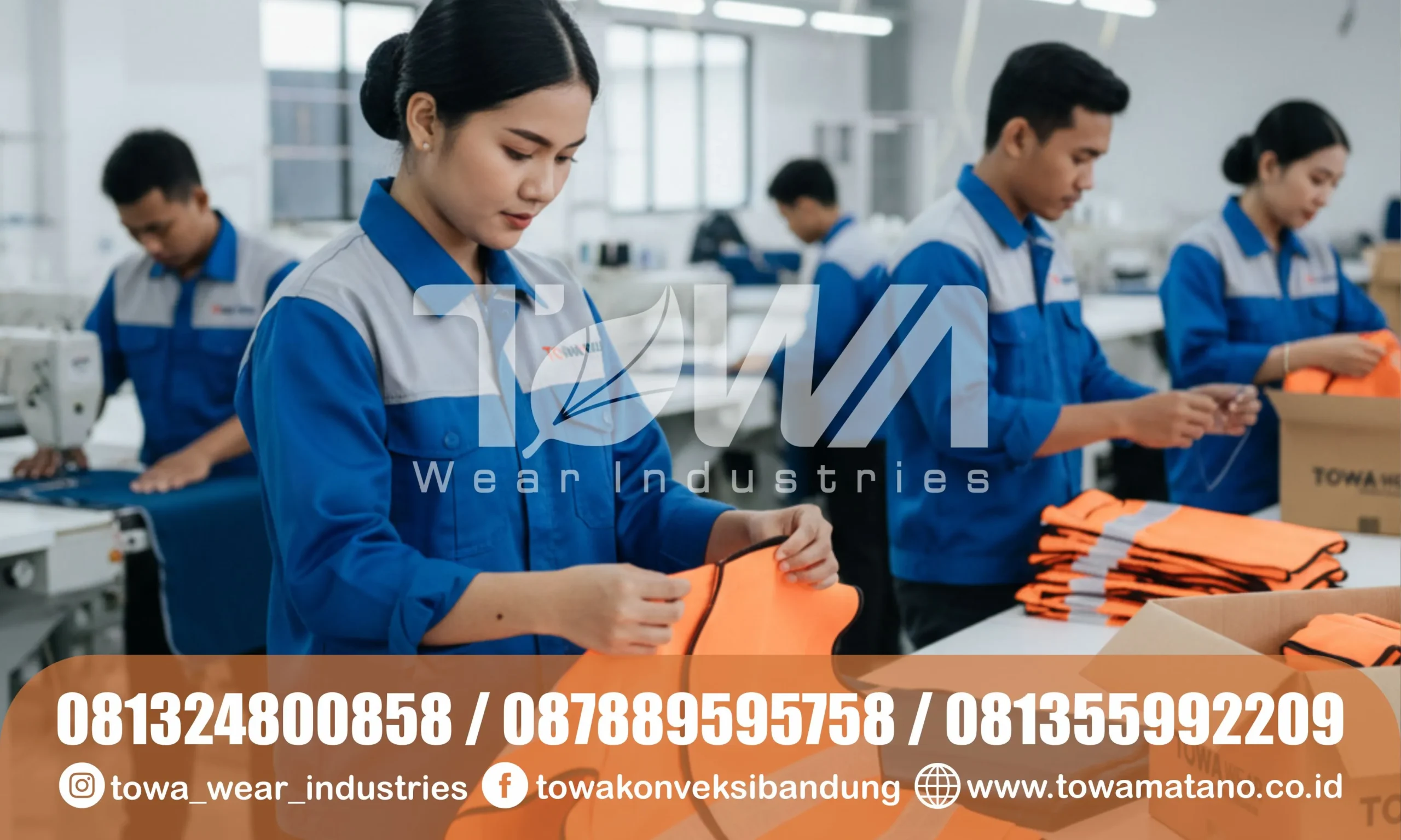 TOWA Konveksi Seragam Safety BUMN | Langganan Pertamina & PLN