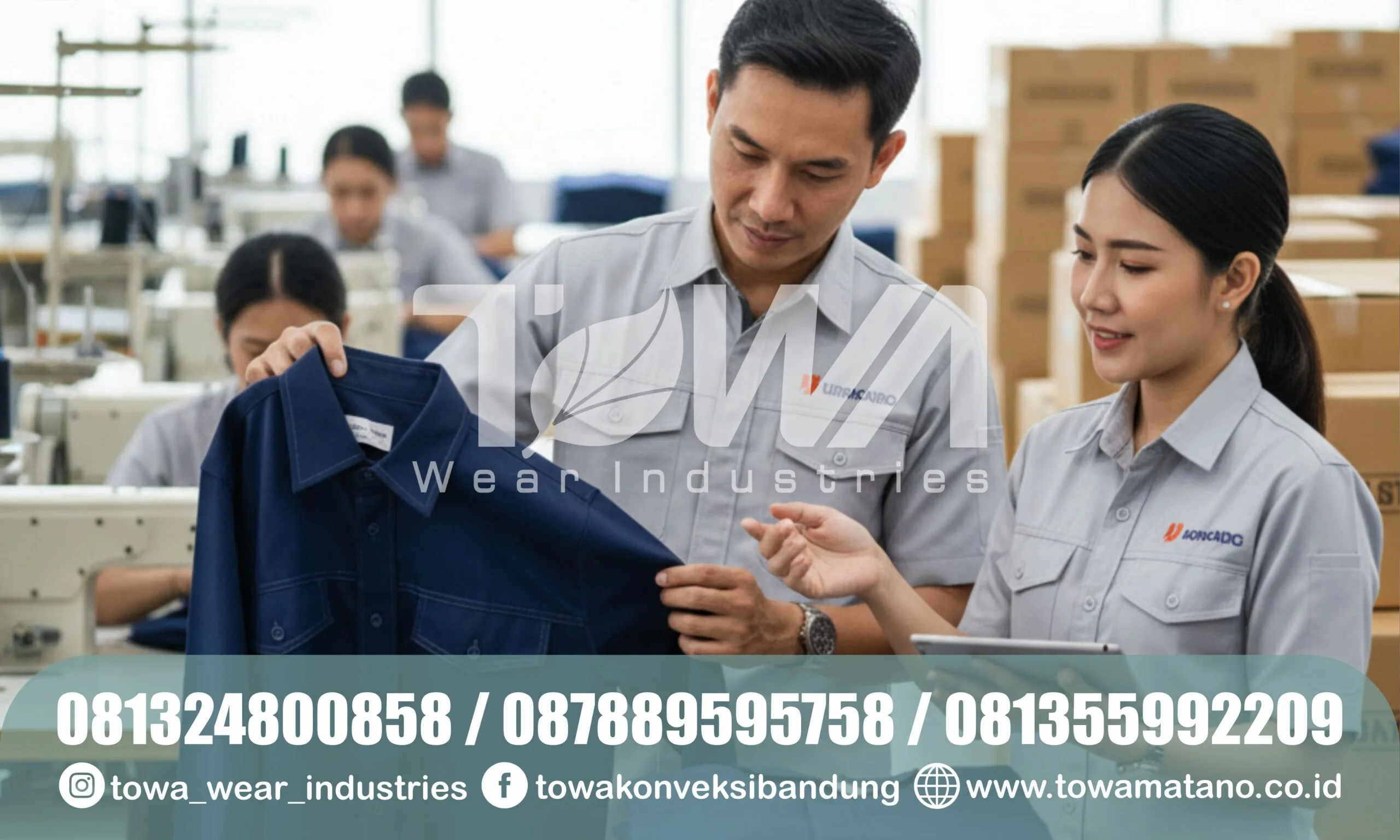 TOWA Wear: Konveksi Seragam Kerja Profesional Bandung