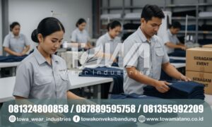 Produksi Baju Seragam Gathering HUT Bank BRI Indonesia