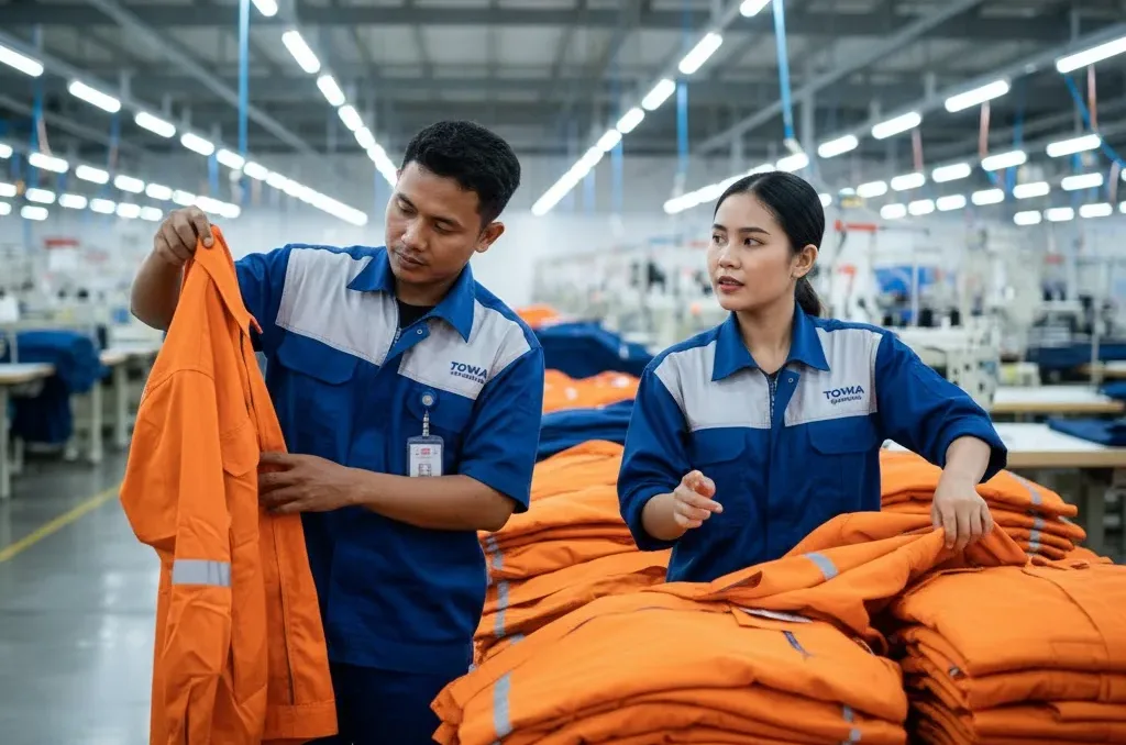 Trik TOWA: Produksi cepat seragam tambang PDH & PDL Terbaik