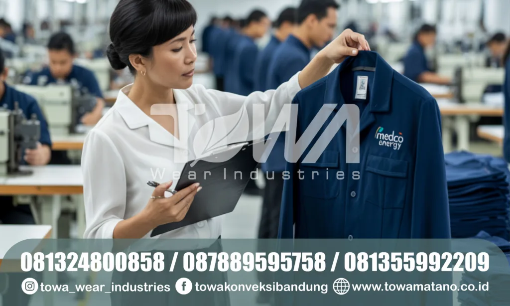 Produksi Baju Seragam Kerja Medco Energy sangat identik