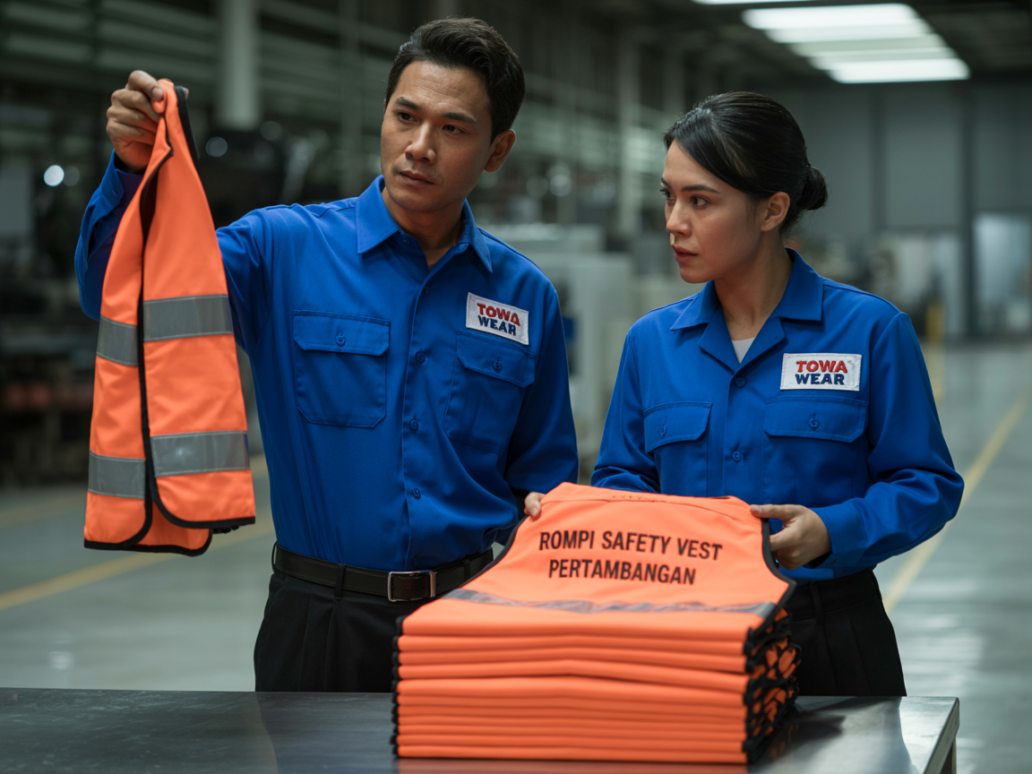 Kualitas Standar Produksi Rompi Safety Vest Pertambangan Kualitas