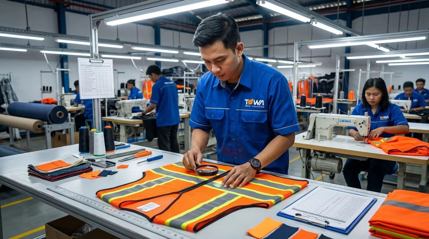 Bongkar Rahasia Material rompi safety K3 Standar Internasional